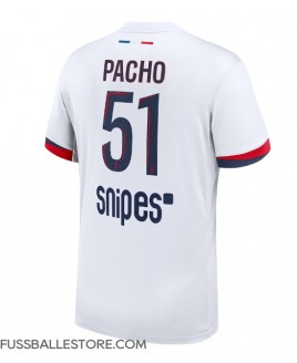 Günstige Paris Saint-Germain Willian Pacho #51 Auswärtstrikot 2025-26 Kurzarm
